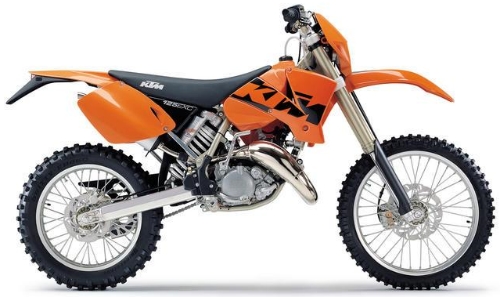 KTM EXC 125 2003, Orange