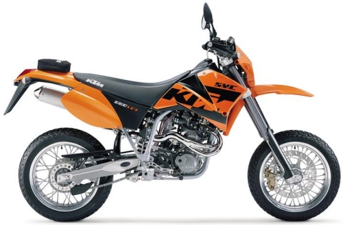 KTM LC4 660 SMC 2004, Orange