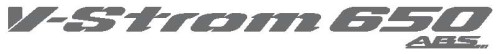 SUZUKI DL 650 A Logo