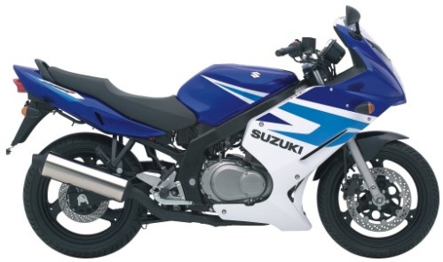 SUZUKI GS 500 F 2005, Blau-Weiss
