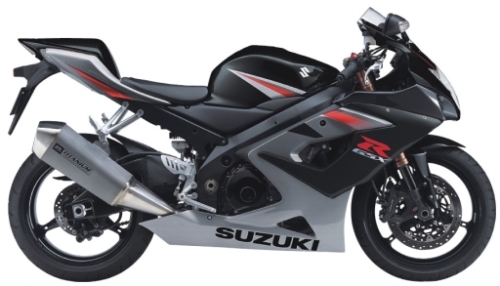 SUZUKI GSX-R 1000 2005, Schwarz-Grau