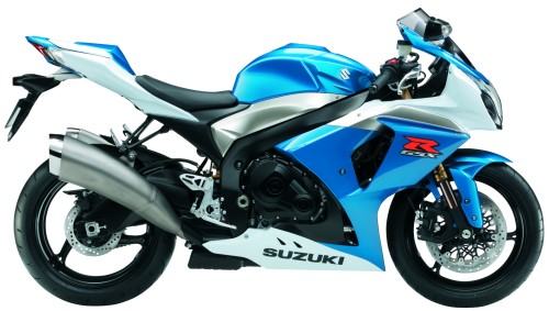 SUZUKI GSX-R 1000 2009, Blau-Weiss