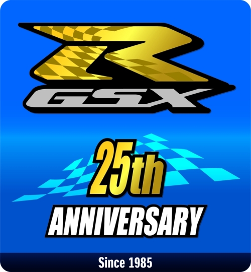 SUZUKI GSX-R 25th Anniversary Logo
