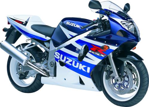 SUZUKI GSX-R 600 2003, Blau-Weiss