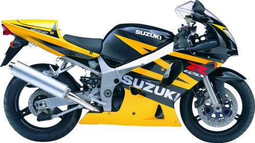 SUZUKI GSX-R 600 2003, Schwarz-Gelb