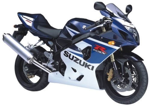 SUZUKI GSX-R 750 2005, Blau-Weiss
