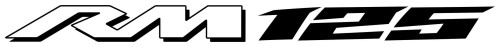 SUZUKI RM 125 Logo
