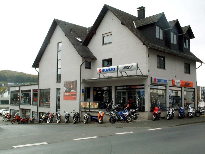 Zweirad GRISSE Firmengebäude in der Kölner Strasse 188 in 57290 Neunkirchen/Siegerland